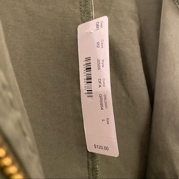 J.CREW Ruched Sleeve Field Utility Military Jacket - Picture 11 of 14